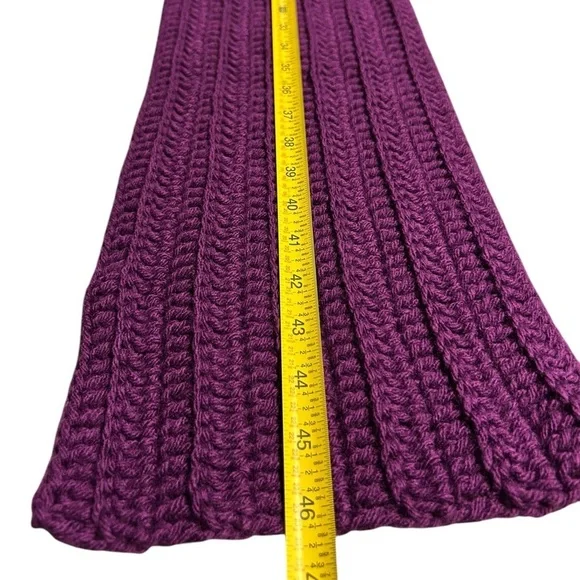 Handmade Bright Purple Crochet Hat & Scarf Set – Cozy & Stylish - Picture 9 of 9